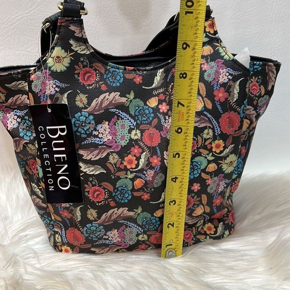 Bueno Print Small Tote Floral/Black - Picture 7 of 8
